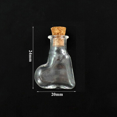 5-10 buc. Mini sticle de dorințe de sticlă Sticle de plută Borcane de probă goale Decorarea casei Bijuterii DIY Pandantive dopul de plută Fiolă de depozitare
