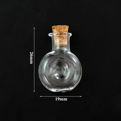 5-10 buc. Mini sticle de dorințe de sticlă Sticle de plută Borcane de probă goale Decorarea casei Bijuterii DIY Pandantive dopul de plută Fiolă de depozitare