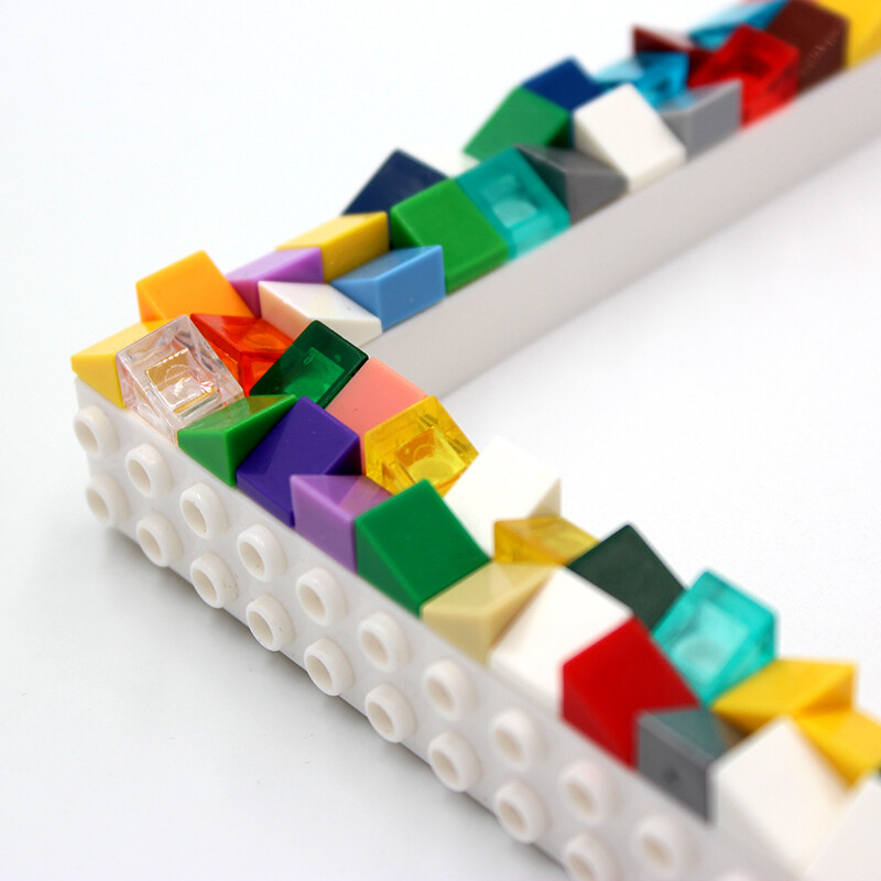 „Pasidaryk pats“ nuotraukų rėmelis 6 colių, 7 colių statybinio blokelio nuotraukų rėmelis kūrybingas nuotraukų rėmelių dovanų nustatymo stalas