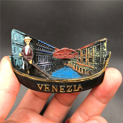 Magneți de frigider 3D personalizați personalizați Venice Suveniruri de călătorie Decor pentru acasă Magneți de frigider Autocolant Italia Veneția Magneți de frigider