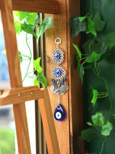 Decor de perete agățat de ochi rău Ornament de agățat de primăvară gotic Artă de perete mentală Decorare de grădină Accesorii pentru decorarea casei în aer liber