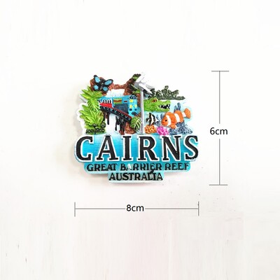 Suvenir turistic Australia Magneți decorativi pentru frigider Brisrane Adelaide Cairns Magnet 3D Suvenir Autocolant magnetic pentru frigider