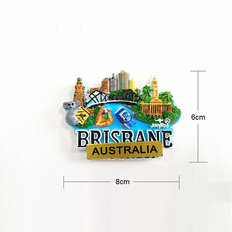Suvenir turistic Australia Magneți decorativi pentru frigider Brisrane Adelaide Cairns Magnet 3D Suvenir Autocolant magnetic pentru frigider