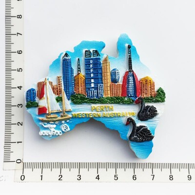 Australia Magneți creativi din rășină pentru frigider Magneți magnetici pentru frigider Cadouri decorative pentru casă Suvenir Sydney Brisbane