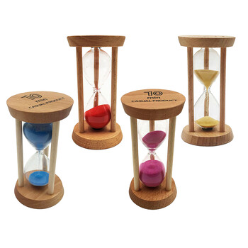 10 Minutes Sand Timer Κλεψύδρα Ξύλινη Sandglass Κλεψύδρα Sand Timer για διδασκαλία στην τάξη Κουζίνα Μαγειρική Ανάγνωση Ti