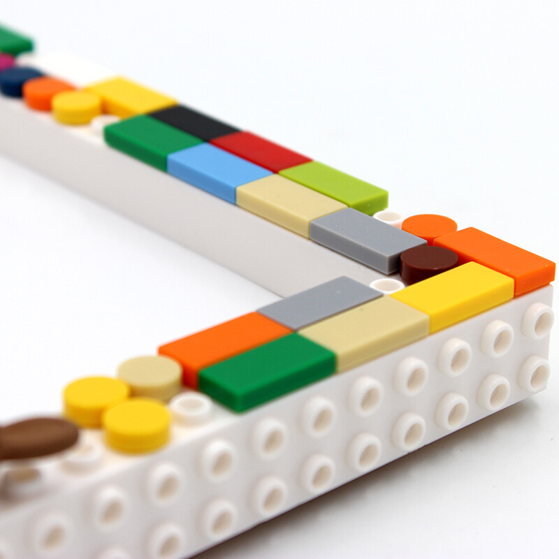 Pinliving Love DIY Baby Building Block pildiraamikomplekt Lihtne reklaam Käsitsi valmistatud loominguline kingitus Sambla parool