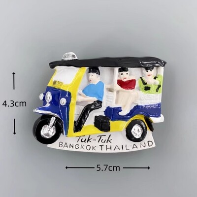 Thailanda Bangkok Magneți pentru frigider Kan-chanaburi Râul Kwai Krabi Suveniruri de călătorie Chiang Mai Phuket Autocolante pentru frigider cadou