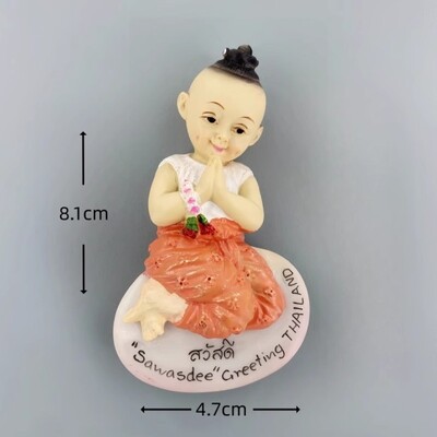 Thailanda Bangkok Magneți pentru frigider Kan-chanaburi Râul Kwai Krabi Suveniruri de călătorie Chiang Mai Phuket Autocolante pentru frigider cadou