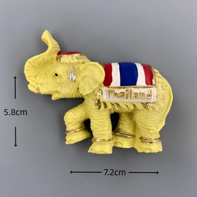 Thailanda Bangkok Magneți pentru frigider Kan-chanaburi Râul Kwai Krabi Suveniruri de călătorie Chiang Mai Phuket Autocolante pentru frigider cadou