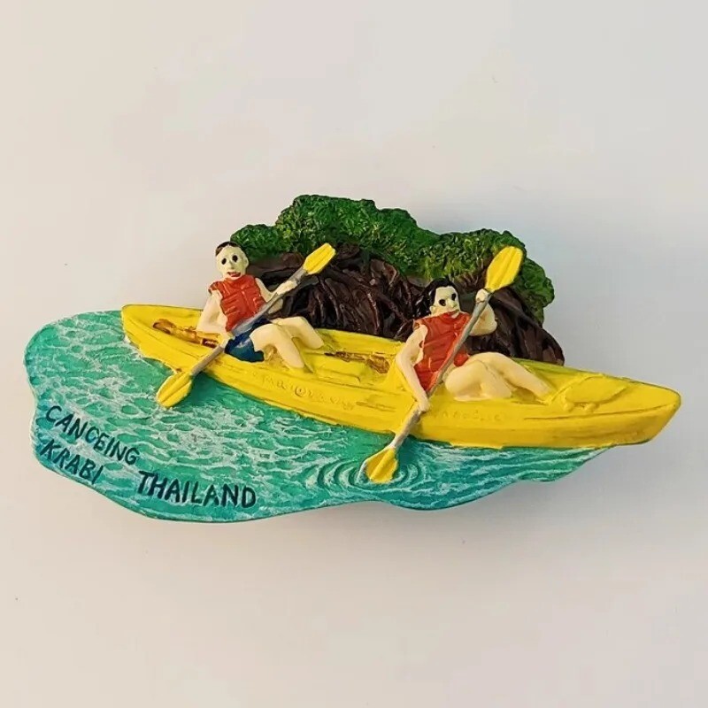 Thailanda Bangkok Magneți pentru frigider Kan-chanaburi Râul Kwai Krabi Suveniruri de călătorie Chiang Mai Phuket Autocolante pentru frigider cadou