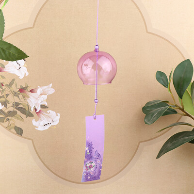 1buc clopote de vânt noi clopote de vânt din sticlă lucrate manual Cadou de aniversare Cadou de Crăciun Decoruri pentru acasă Chime de vânt în stil japonez