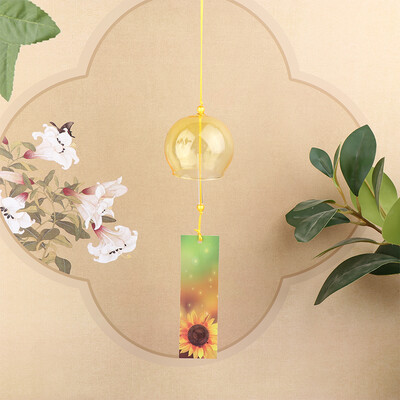 1buc clopote de vânt noi clopote de vânt din sticlă lucrate manual Cadou de aniversare Cadou de Crăciun Decoruri pentru acasă Chime de vânt în stil japonez