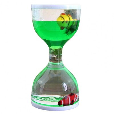 Cronometru lichid de modă Cronometru cu bule din cochilii acrilice, cadou decorativ pentru ameliorarea stresului, Cronometru cu clepsidră cu bule