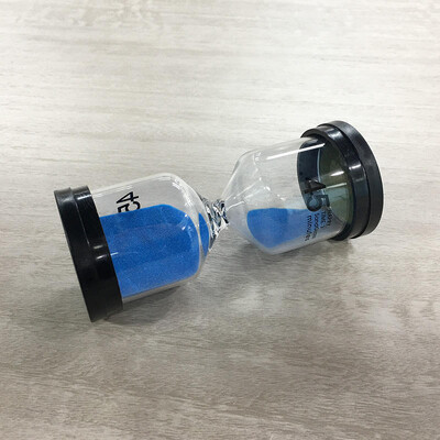 HOT 45 de minute Mini temporizator clepsidra Copii creativi fac teme Curățarea dinților Cronometru din sticlă de nisip Decorarea casei Ceas cu nisip 13*6cm