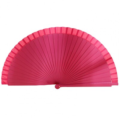 Ventilator unic de artă artizanală în stil chinezesc Ventilator de mână cu tijă din lemn Ventilator de dans clasic