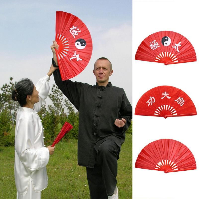 Ventilator Kung Fu Tai Chi 66 cm Ventilator pliabil de performanță cu mâna dreaptă Ventilatoare de arte marțiale Produse Wushu Ventilatoare de arte marțiale