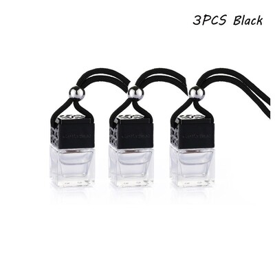 1/3 vnt Pakabinamas tuščias automobilio kvepalų buteliukas eterinių aliejų difuzorius Kvapas Stikliniai buteliai Oro gaivesnis auto papuošalas namų dekoravimui