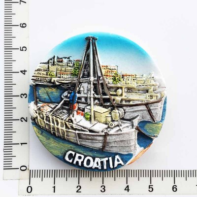 Europa Croația Magnet pentru frigider Suveniruri turistice Autocolante magnetice pentru frigider Colecție de călătorie Cadou