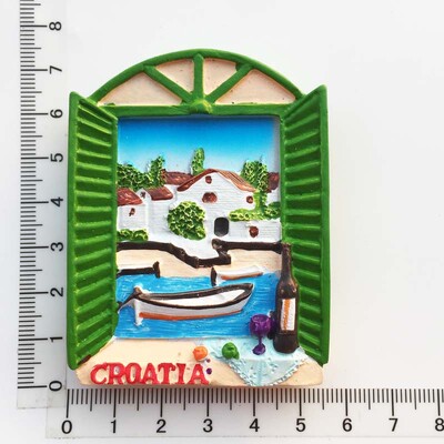 Europa Croația Magnet pentru frigider Suveniruri turistice Autocolante magnetice pentru frigider Colecție de călătorie Cadou