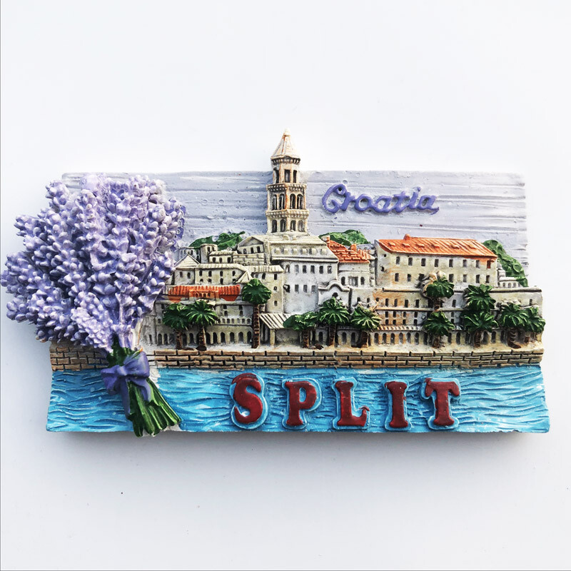 Europa Croația Magnet pentru frigider Suveniruri turistice Autocolante magnetice pentru frigider Colecție de călătorie Cadou