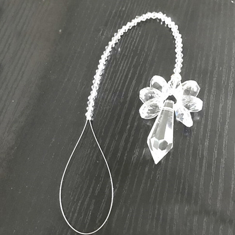 Curcubeu Cristal Înger Suncatcher Chakra Pandantiv Fermec pentru mașină Ușă Perete Fereastră Clopoței de vânt Ornamente agățate Decor pentru cameră