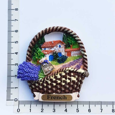 Franța Provence Cultură de lavandă Suvenir turistic Magneți pentru frigider Articole de decorare Artizanat Colecție frigider magnetică