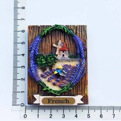 Franța Provence Cultură de lavandă Suvenir turistic Magneți pentru frigider Articole de decorare Artizanat Colecție frigider magnetică
