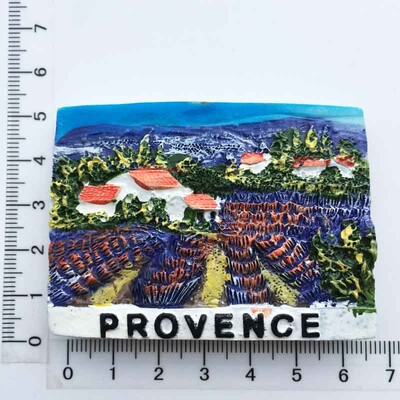 Franța Provence Cultură de lavandă Suvenir turistic Magneți pentru frigider Articole de decorare Artizanat Colecție frigider magnetică