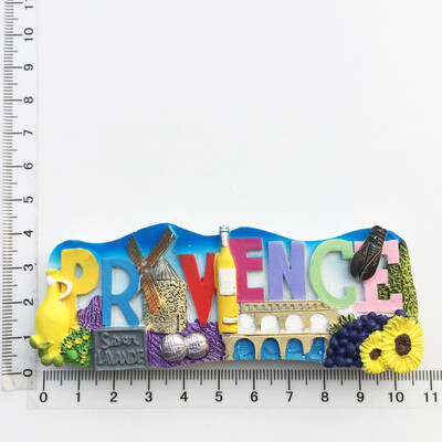 Franța Provence Cultură de lavandă Suvenir turistic Magneți pentru frigider Articole de decorare Artizanat Colecție frigider magnetică