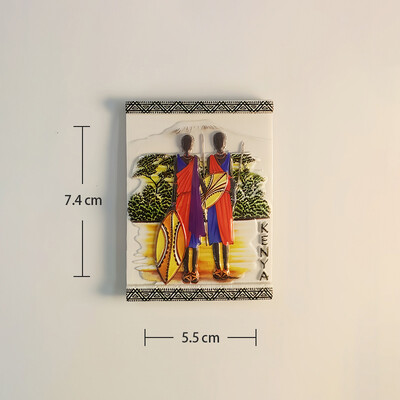 Africa Tanzania Suvenir turistic Autocolant magnetic Frigider Articole de decorare pentru frigider Articole de artizanat Cadouri