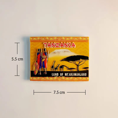 Africa Tanzania Suvenir turistic Autocolant magnetic Frigider Articole de decorare pentru frigider Articole de artizanat Cadouri