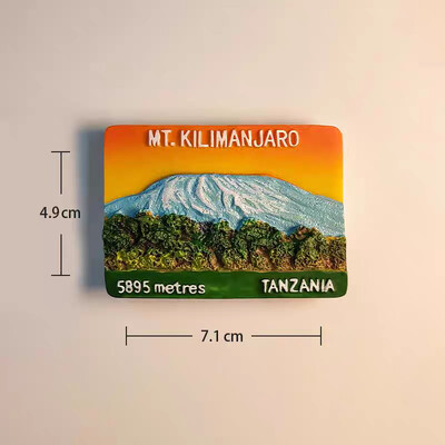 Africa Tanzania Suvenir turistic Autocolant magnetic Frigider Articole de decorare pentru frigider Articole de artizanat Cadouri