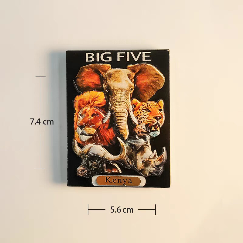 Africa Tanzania Suvenir turistic Autocolant magnetic Frigider Articole de decorare pentru frigider Articole de artizanat Cadouri
