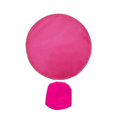 Portabil pliabil pentru exterior rotund nailon cu buzunar jucărie pentru copii ventilatoare pliabile ventilator circular disc zburător