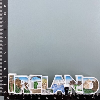 Europa Irlanda Magneți pentru frigider 3D Suveniruri turistice Magneți pentru frigider Colecție de autocolante Articole de decorare artizanală