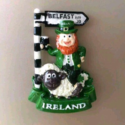 Europa Irlanda Magneți pentru frigider 3D Suveniruri turistice Magneți pentru frigider Colecție de autocolante Articole de decorare artizanală
