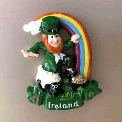 Europa Irlanda Magneți pentru frigider 3D Suveniruri turistice Magneți pentru frigider Colecție de autocolante Articole de decorare artizanală