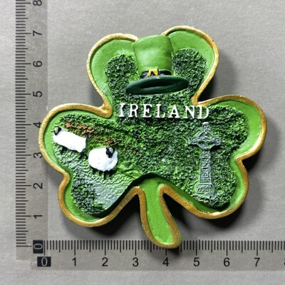 Europa Irlanda Magneți pentru frigider 3D Suveniruri turistice Magneți pentru frigider Colecție de autocolante Articole de decorare artizanală