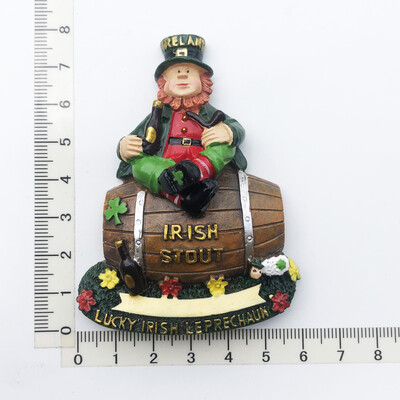 Europa Irlanda Magneți pentru frigider 3D Suveniruri turistice Magneți pentru frigider Colecție de autocolante Articole de decorare artizanală