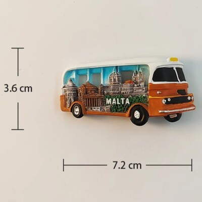 Malta Autocolante Frigider Autobuz Suveniruri Călătorie Mozaic Magneti Frigider Decorat Casa Cadouri Nunta