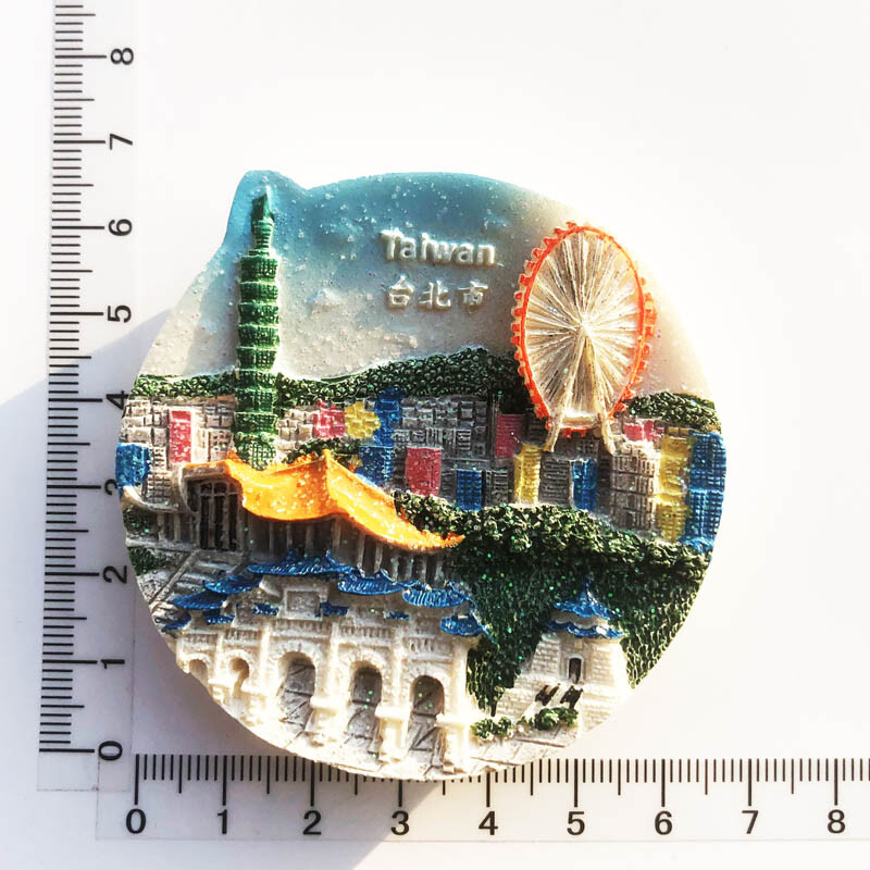 Magneți pentru frigider de călătorie în Taiwan Ali Mountain Kaohsiung Hualien Suveniruri turistice Autocolante pentru frigider Decor pentru casa Cadouri de nuntă