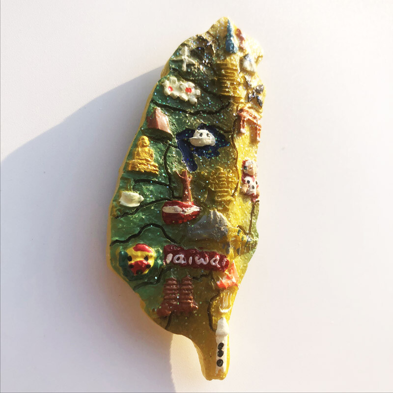 Magneți pentru frigider de călătorie în Taiwan Ali Mountain Kaohsiung Hualien Suveniruri turistice Autocolante pentru frigider Decor pentru casa Cadouri de nuntă