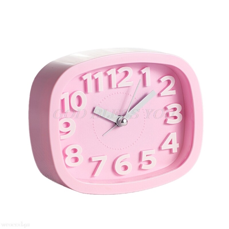 Ceas cu alarmă de culoare bomboană, copii, studenți, dormitor, birou, ceas de masă, sufragerie, decorare a casei, livrare picătură