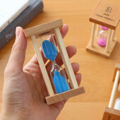 1/3/5 minute, clepsidra din lemn, mini decorare pentru birou, ceas de nisip, temporizatoare creative, clepsidra de nisip, bucătărie pentru cadou pentru copii