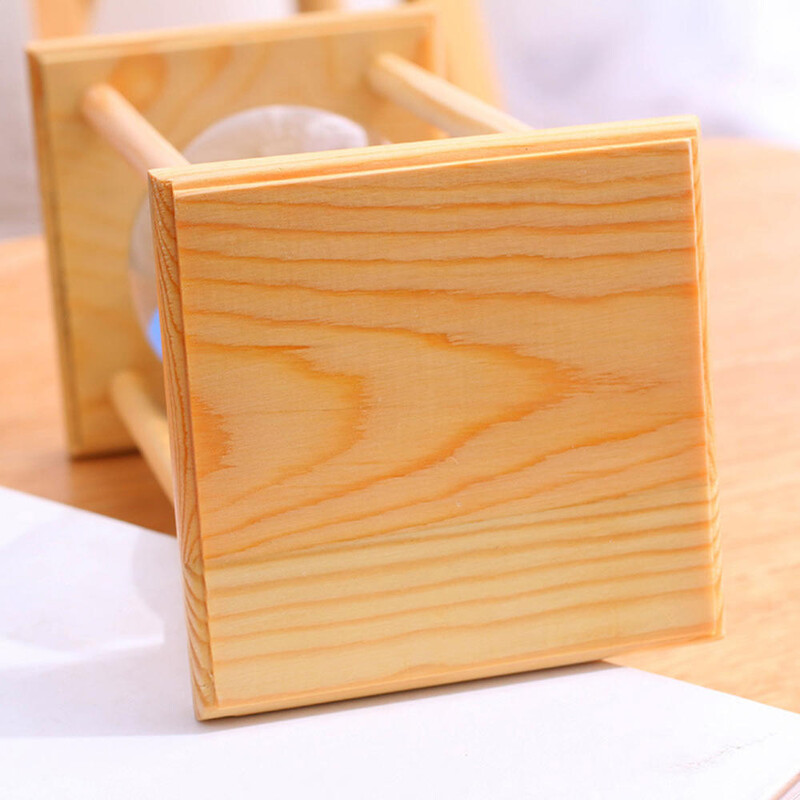 1/3/5 minute, clepsidra din lemn, mini decorare pentru birou, ceas de nisip, temporizatoare creative, clepsidra de nisip, bucătărie pentru cadou pentru copii