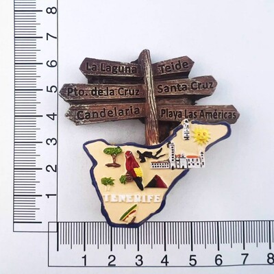 Suveniruri Spania Magneți Firdge Tenerife Islas Canarias Insula Fuerteventura Lanzarote Autocolante pentru frigider Decor acasă Cadouri de nuntă