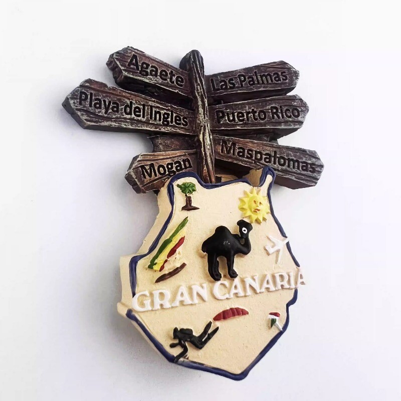 Suveniruri Spania Magneți Firdge Tenerife Islas Canarias Insula Fuerteventura Lanzarote Autocolante pentru frigider Decor acasă Cadouri de nuntă