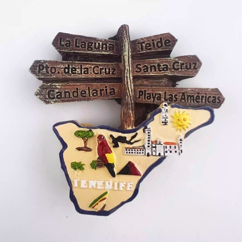 Suveniruri Spania Magneți Firdge Tenerife Islas Canarias Insula Fuerteventura Lanzarote Autocolante pentru frigider Decor acasă Cadouri de nuntă