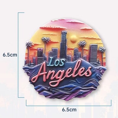 America de Nord Statele Unite ale Americii Los Angeles Halloween San Francisco Rășină Magneți 3D Frigider Suvenir Turism Autocolant Frigider Artizanat