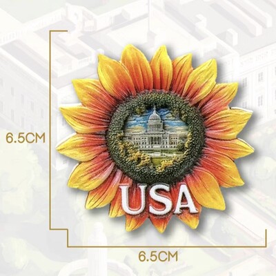 America de Nord Statele Unite ale Americii Los Angeles Halloween San Francisco Rășină Magneți 3D Frigider Suvenir Turism Autocolant Frigider Artizanat